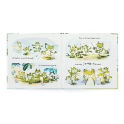 Jellycat A Fantastic Day for Finnegan Frog Book