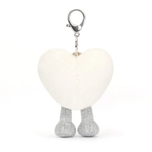 Jellycat Amuseables Cream Heart Bag Charm