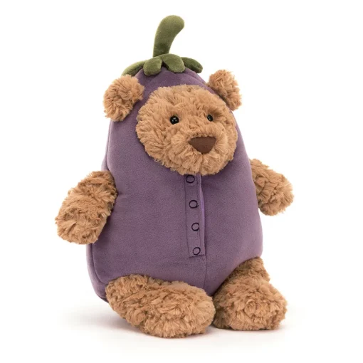 Jellycat Bartholomew Bear Aubergine