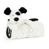 Jellycat Bashful Black & Cream Puppy Blankie