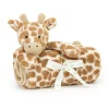 Jellycat Bashful Giraffe Blankie