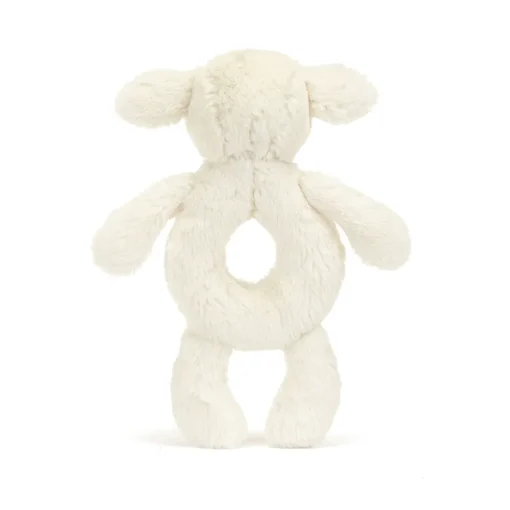Jellycat Bashful Lamb Ring Rattle