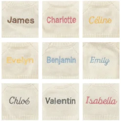 Jellycat Bashful Luxe Bunny Luna with Personalised Cream Jumper