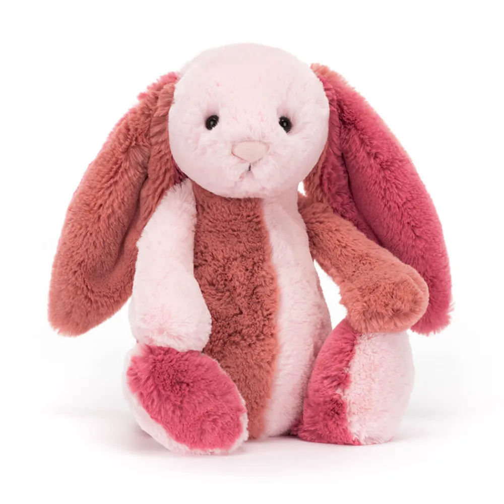 Jellycat Bashful Patchwork Coralia Bunny