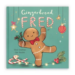 Jellycat Gingerbread Fred Book and Jolly Gingerbread Fred Original