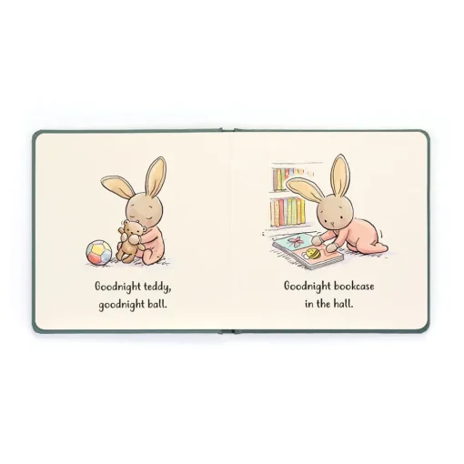 Jellycat Goodnight Bunny Book and Rock-A-Bye Bunny