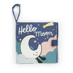 Jellycat Hello Moon Fabric Book and Amuseables Moon Medium