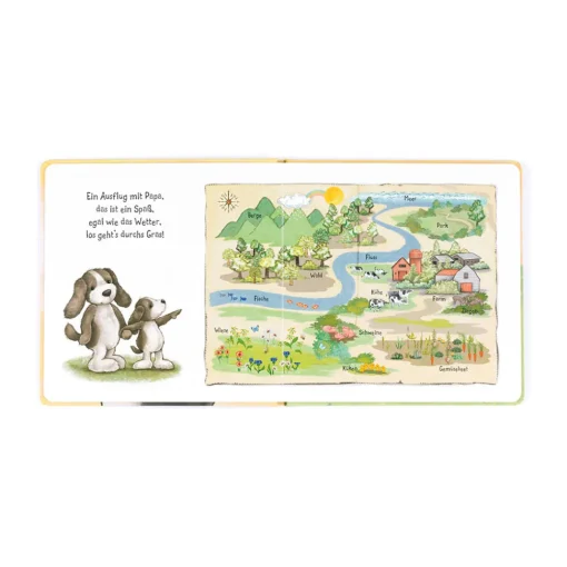 Jellycat Hündchen Schnuck und sein Papa Buch