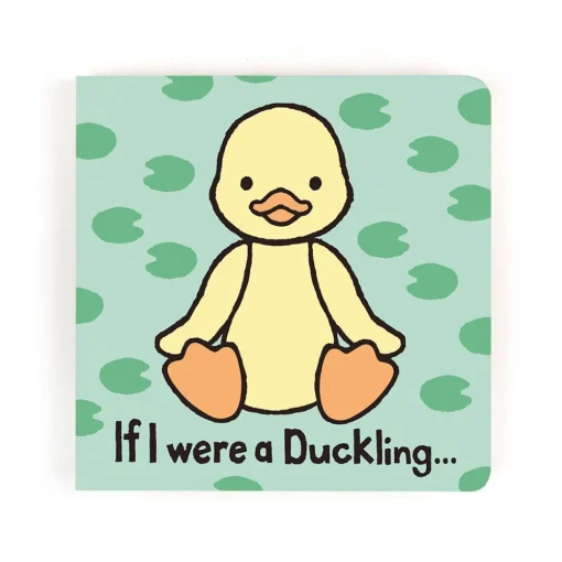 Jellycat If I were a Duckling Board Book and Bashful Duckling Medium