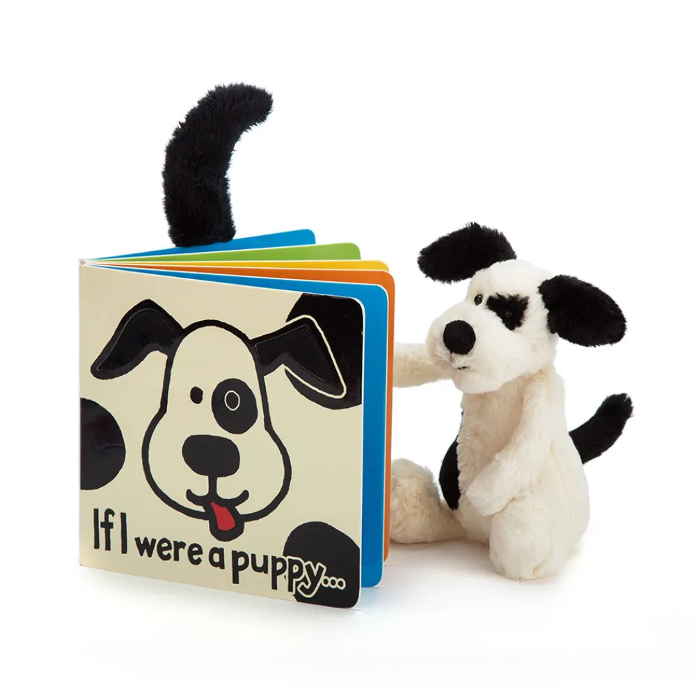 Jellycat If I Were A Puppy Book and Bashful Puppy Small