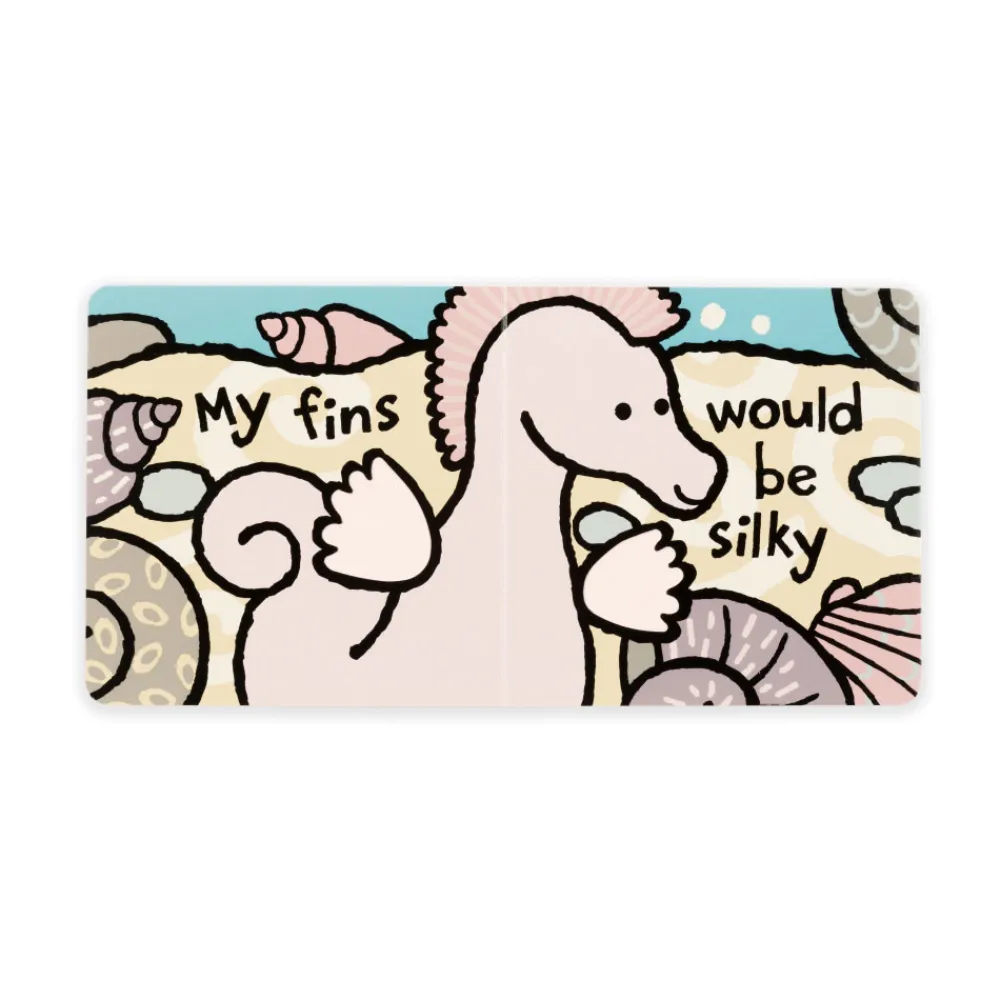 Jellycat If I Were A Seahorse Book and Sienna Seahorse Medium