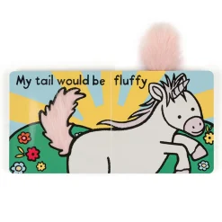 Jellycat If I Were a Unicorn Board Book and Bashful Unicorn Medium