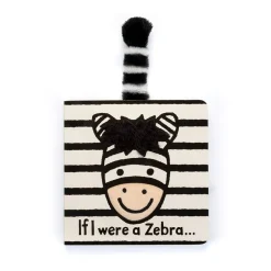 Jellycat If I Were A Zebra Board Book and Bashful Zebra Medium