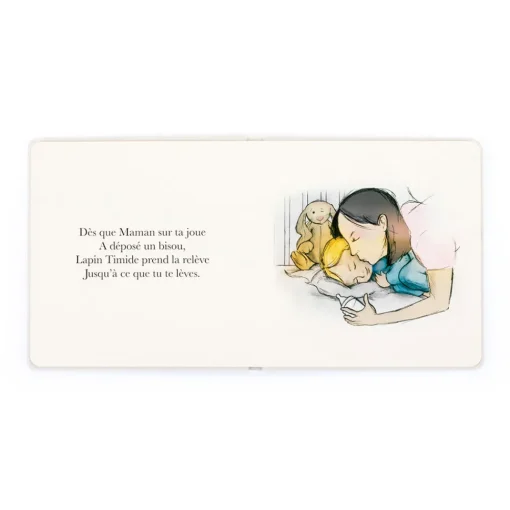 Jellycat Lapin Timide Veille Sur Tes Nuits Livre
