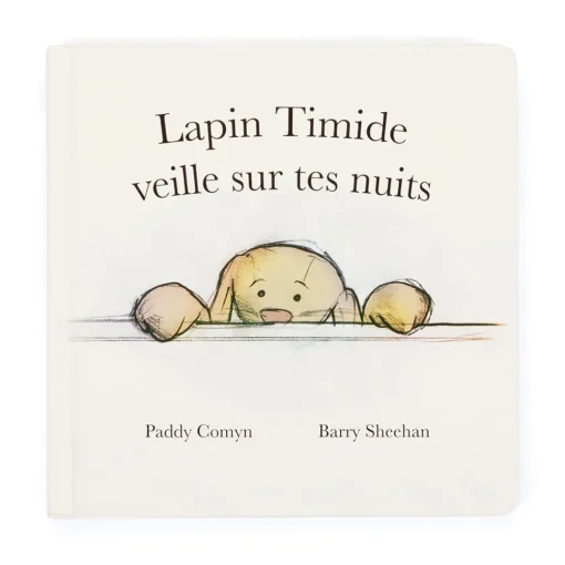 Jellycat Lapin Timide Veille Sur Tes Nuits and Bashful Cottontail Bunny Medium