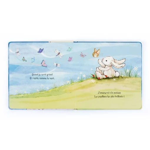 Jellycat Lapin Timide Veut Grandir Livre