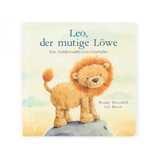 Jellycat Leo, Der Mutige Lowe Buch and Fuddlewuddle Lion Medium