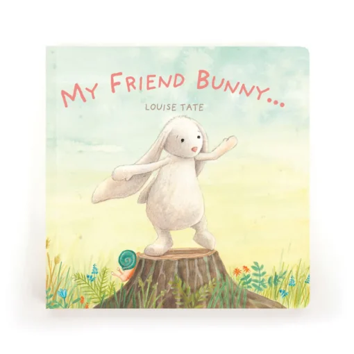 Jellycat My Friend Bunny Book and Bashful Beige Bunny Medium