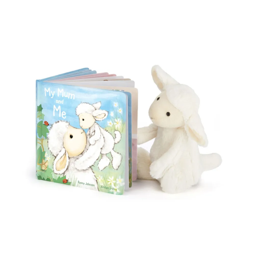 Jellycat My Mum and Me Book and Bashful Lamb Medium