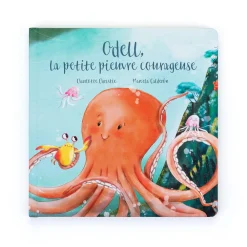 Jellycat Odell La Petite Pieuvre Courageuse and Odell Octopus Little