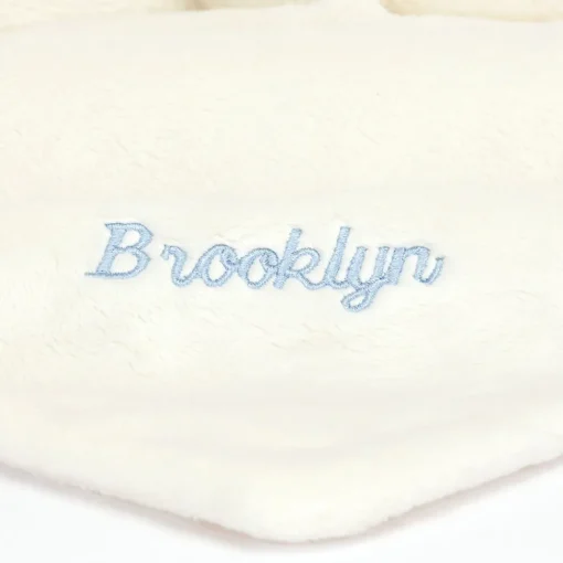 Jellycat Personalised Bashful Black & Cream Puppy Soother