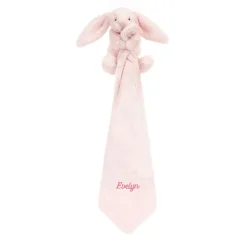 Jellycat Personalised Bashful Pink Bunny Soother