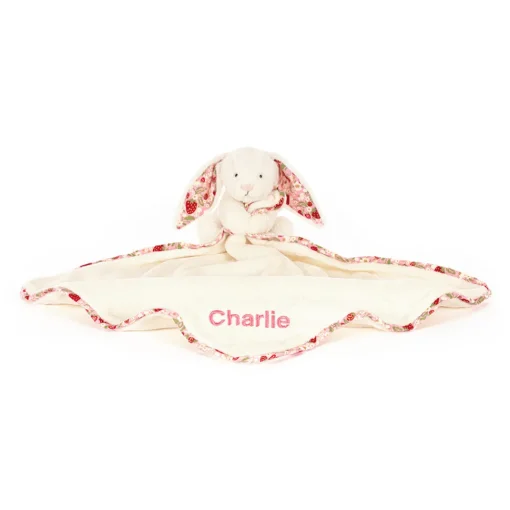 Jellycat Personalised Blossom Cream Bunny 'Berry' Soother