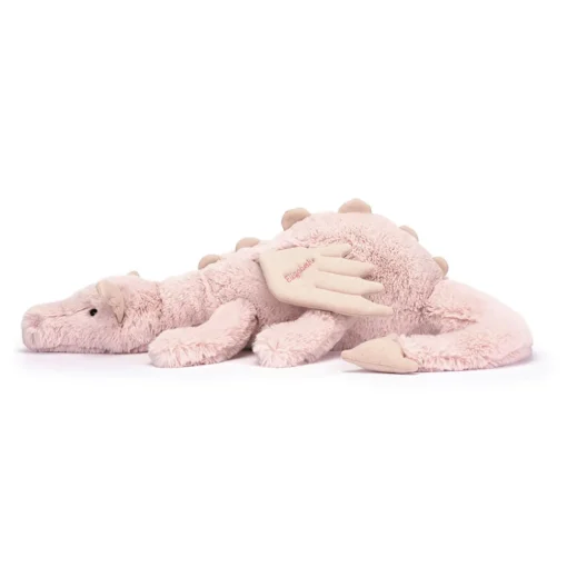 Jellycat Personalised Rose Dragon Huge