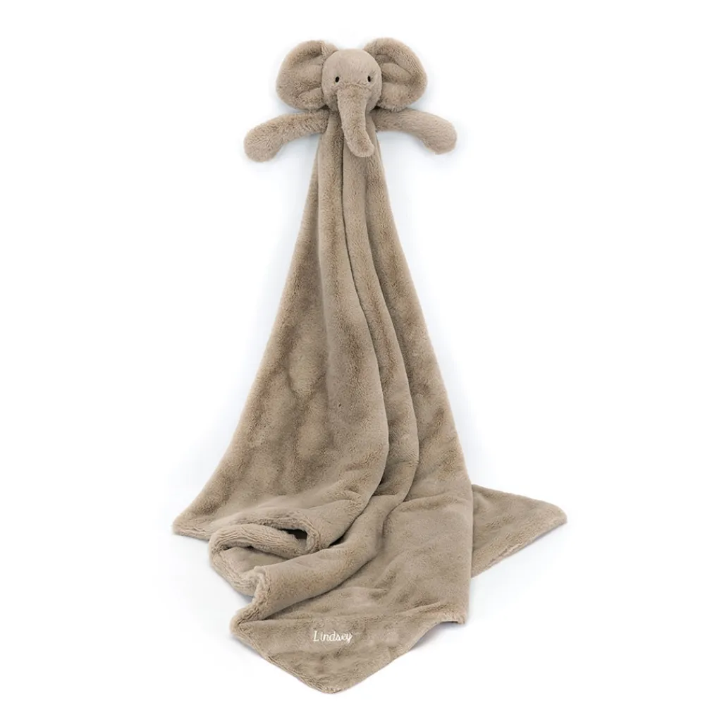 Jellycat Personalised Smudge Elephant Blankie