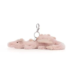 Jellycat Rose Dragon Bag Charm
