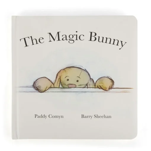 Jellycat The Magic Bunny Book and Bashful Cottontail Bunny Medium